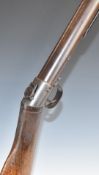 1911 BSA Improved Model D Lincoln Jeffries style .177 under-lever air rifle with chequered grip,