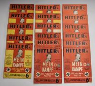 Hitler's 'Mein Kampf', full run of 18 weekly publications
