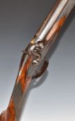 Beckwith of London percussion hammer action sporting gun with finely engraved lock, hammer,