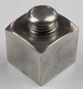 W R Pape metal gun oil bottle, 4.2x4.2x5.5cm.