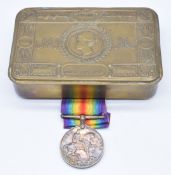 British Army WW1 War Medal named to 48650 Pte C Lynes, Lancashire Fusiliers together with a Princess