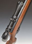 Weihrauch Theoben HW90 .22 air rifle with chequered semi-pistol grip, raised cheek-piece, adjustable