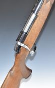 BSA .308 bolt-action rifle with chequered semi-pistol grip and forend, sling mounts, raised cheek-