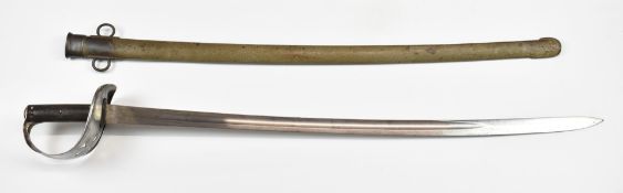 British 1882/1885/1890 pattern Cavalry Trooper's sword with Maltese cross motif cut into hilt,