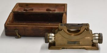 Italian WW2 gun sight by San Giorgio Sestri Ponente 1919, with fitted case