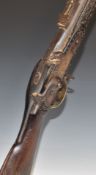 American Civil War interest Enfield pattern 2-band percussion hammer action rifle with heavily