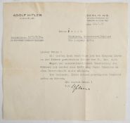 Nazi Third Reich letter dated 11.7.1935 from Berlin on headed paper replying to a request for the