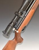 Air Arms S410 Classic .22 PCP air rifle with 10-shot magazine, chequered semi-pistol grip, raised