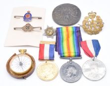 British Army WW1 War Medal named to 334872 Pioneer R S Donaldson, Royal Engineers together with