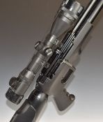 Logun Gladi8or .22 PCP air rifle with 8-shot magazine, pistol-grip, composite stock and Walther 4-