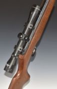 Weihrauch HW25L .177 air rifle with semi-pistol grip, raised cheek-piece to the stock and Webley