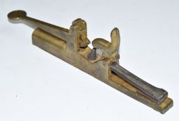 Brass percussion alarm gun, 21cm long.