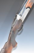 Rottweil 650 12 bore over and under ejector shotgun with engraved locks, underside and fences,