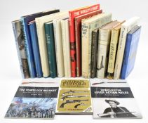 Seventeen various reference books relating to guns and weapons including The Powder Flask Book