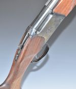 Baikal NX-27E-IC 12 bore over and under ejector shotgun with engraved lock, and trigger guard,