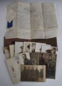 Early Victorian Grenadier Guards officer's commission to Thomas Lloyd Fitzhugh dated 15th October