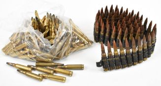 One-hundred 7.62 rifle cartridge blanks and sixty-four deactivated 7.62 rifle cartridges in
