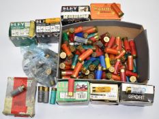Over 150 .410, 12 and 20 bore shotgun cartridges including Eley Maximum, Tunet, Eley Grand-Prix,