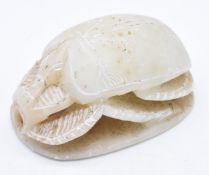 Egyptian hardstone scarab beetle