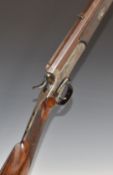 J Blanch & Son of London .360 hammer action rook rifle with chequered grip and forend, pop-up