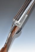 Carr Brothers of Huddersfield 12 bore side by side ejector shotgun with unusual selective single