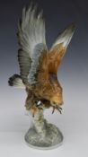 Heutschenreuther figure of an eagle in flight, H40cm
