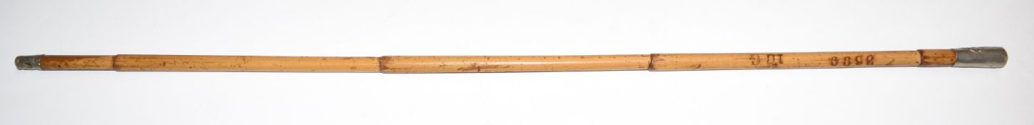 Coldstream Guards 1st Battalion swagger stick, cane stamped 3699 1CG, L80cm