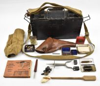 A collection of mainly Parker-Hale shooting and gun accessories including target rifle sights