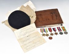 Royal Navy WW2 medals comprising 1939-1945 Star, Italy Star, Atlantic Star, Burma Star, Defence