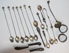 Pair of Edward VII hallmarked silver napkin rings, Sheffield 1902, maker Martin, Hall & Co, three