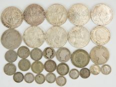 Approximately 251.8g of mixed silver coinage, largely Austrian 50 schillings