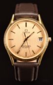 Omega Seamaster gentleman's wristwatch ref. 196.0281 with date aperture, luminous hands, baton