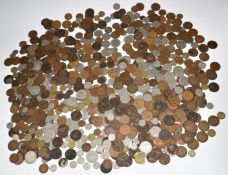 A large quantity of sundry UK coinage, young Queen Victoria onwards, includes gradable 1860s