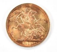 George V 1914 gold full sovereign