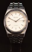 Bulova Royal Oak gentleman's automatic wristwatch ref. 4420101 with date aperture, stainless steel