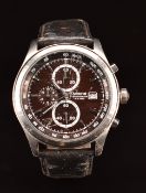 Accurist gentleman's chronograph wristwatch ref. MS636 with date aperture, luminous and stainless