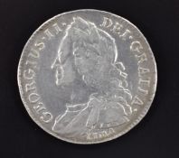 George II 1745 half crown LIMA