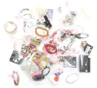 A collection of costume jewellery