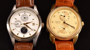 Two gentleman's wristwatches comprising Stauer Premier Collection Vice Admiral Lord Horatio Nelson
