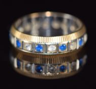 A 9ct gold eternity ring, 3.3g, size L