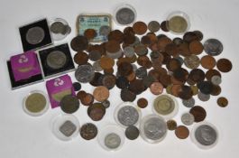 A collection of largely UK coinage George III onwards, includes modern crowns, small silver content
