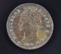 Italian 1812 Kingdom of Napoleon one soldi, Milan mint mark, VF+. Found under floorboards of a
