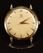 Omega 9ct gold gentleman's automatic wristwatch ref. 13308 with gold hands and hour markers,