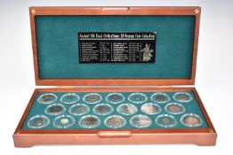 Ancient Silk Road Civilisations twenty bronze ancient coins dating from 2ndC BC through to 19thC AD,