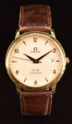Omega De Ville Automatic Chronometer 18ct gold gentleman's wristwatch ref. 168.1055 with date