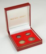 Edward VII 1907 cased Maundy coin set