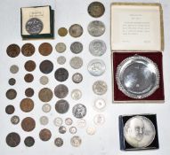 A quantity of UK coinage including small silver content, Queen Victoria onwards, George VI 1937