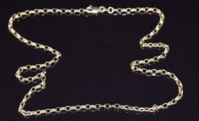 A 9ct gold belcher chain, 7.6g, 44cm