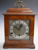 St. James, London, Georgian style bracket clock with gilt mounts, the brass dial having silvered