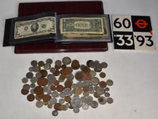 A collection of UK and overseas coinage, Queen Victoria onwards, with collector trays, together with